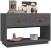 vidaXL TV-Schrank Grau 90x40x60 cm Massivholz Kiefer 821524 Bild 4