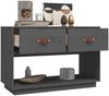 vidaXL TV-Schrank Grau 90x40x60 cm Massivholz Kiefer 821524 Bild 5