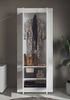 Dmora Kleiderschrank 2 Türen Contea, Schlafzimmermöbel, Schrank, Garderobe, Made in Italy, 78x35 h185 cm, Glänzendes Weiß Bild 4