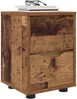 vidaXL Nachttische 2 pcs Altholz 30,5 x 30 x 43 cm Holzwerkstoff 888814 Bild 3