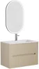 Vente-unique - PAVANI Waschbeckenmöbel Holz, Platte Beige - B 45,5 cm x H 55 cm x L 80 cm Bild 2