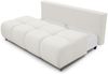 Sofa 3-Sitzer mit Schlaffunktion XENIO in Stoff Soft Weiß Bild 3