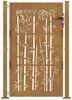 vidaXL Gartentor 100x150 cm Cortenstahl Bambus-Design 153187 Bild 4