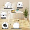 JEOBEST Klapptisch Schreibtisch, Computertisch mit Rollen, (1-St, 90x56cm) Platzsparend,mit Tablet Steckplatz Bild 3