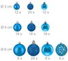 Relaxdays Weihnachtskugeln im 150er Set Bild 5