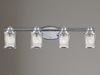 LED Wandleuchte in Chrom für Badezimmer & Wohnraum, Breite 86cm Bild 3