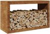 vidaXL Brennholzregal 100x40x60 cm Wetterfester Stahl 850988 Bild 3