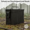 Trucky Aufbewahrungsbox Ammo Box Munitionsbox Box Metallkiste Metallbox Schwarz Metall Bild 3