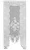 Weckbrodt Scheibengardine Saarlouis (1 St), Stangendurchzug, halbtransparent, Jacquard, Jacquard, Türvorhang, Gardine, floral, HxB: 175x78 cm, Store Bild 4