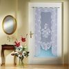 Weckbrodt Scheibengardine Saarlouis (1 St), Stangendurchzug, halbtransparent, Jacquard, Jacquard, Türvorhang, Gardine, floral, HxB: 175x78 cm, Store Bild 5