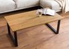 Couchtisch Wildeiche 120x65x45 natur geölt LINDAU #02 Bild 2