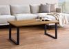 Couchtisch Wildeiche 120x65x45 natur geölt LINDAU #02 Bild 3