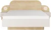 Vente-unique - DARTAGNO Bett Holz, Platte Beige - B 210 cm x H 105,5 cm x L 243,6 cm Bild 3