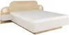 Vente-unique - DARTAGNO Bett Holz, Platte Beige - B 210 cm x H 105,5 cm x L 243,6 cm Bild 2