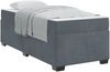 vidaXL Bettrahmen mit Matratze Dunkelgrau 80 x 200 cm Stoff 3399255 Bild 2