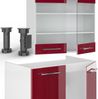 Küchenzeile Fame-Line Bordeaux Hochglanz 200 cm ohne Arbeitsplatte Vicco Bild 5