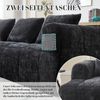 LVHOM Ecksofa Modulares Chaiselongue-Sofa-Set(Polsterliege+Doppelsofa), separat kann, mehr-in-1 Design,Kombinierbar zu L-Form, U-Form, Bett, Ecksofa, Loungesofa, Polsterecke, Schlafsofa Bild 4