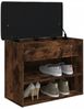 vidaXL Schuhbank Räuchereiche 62x32x50 cm Holzwerkstoff 835100 Bild 4