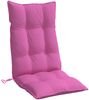 vidaXL Hochlehner-Auflagen 2 Stk. Rosa Oxford-Gewebe 377662 Bild 5