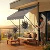 Klemmmarkise Stem 350x120x220-309 cm Mittelgrau [pro. tec] Bild 3