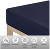 OTTO home Spannbettlaken Cremona, BASIC und PREMIUM Qualität, mit Elasthan, Baumwolle, Jersey (180 g/m), Gummizug: rundum, (1 Stück), Jersey Bettlaken ab Größe 90x200 cm, Strapazierfähig und langlebig Bild 4