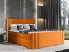 Boxspringbett Harlon, Orange, 140x200 cm Bild 2