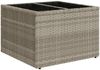 vidaXL 5-tlg. Garten-Sofagarnitur mit Kissen Hellgrau Poly Rattan 3222521 Bild 3