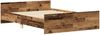 vidaXL Bettgestell ohne Matratze Altholz-Optik 140x190cm Holzwerkstoff 3328778 Bild 4
