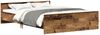 vidaXL Bettgestell ohne Matratze Altholz-Optik 140x190cm Holzwerkstoff 3328778 Bild 2
