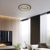 LED Deckenleuchte, Metall, Anthrazit, Grau, D 48 cm Bild 3