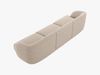 Micadoni Sofa Miley 3-Sitzer Chenille Haga Beige Bild 3