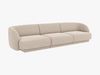 Micadoni Sofa Miley 3-Sitzer Chenille Haga Beige Bild 2