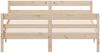 vidaXL Massivholzbett ohne Matratze 140x200 cm Kiefernholz 842786 Bild 4