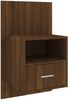vidaXL Wand-Nachttisch Braun Eichen-Optik Holzwerkstoff [816968] Bild 2