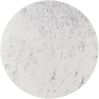 Esstisch rund ⌀ 137 cm Marmor weiß / Kreuzgestell Eisen Antik Grau BARCELONA #307 Bild 2