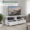 Relaxdays TV Lowboard mit Schubladen Bild 3