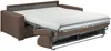 Schlafsofa 2-Sitzer Stoff CALITO - Braun - Liegefläche: 120 cm - Matratzenhöhe: 14 cm Bild 2