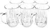 6 Teiliges Sirena Gläser-Set Teegläser Trinkgläser mit Henkel 155 ml Transparent Bild 3