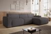 Selsey 'Bouvi' Ecksofa, Ottomane rechts, dunkelgrau, Bouclé Bild 3