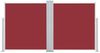 vidaXL Ausziehbare Seitenmarkise 170 x 600 cm Rot 48471 Bild 2
