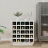 vidaXL Weinregal Weiß 55,5x34x61 cm Massivholz Kiefer 821528 Bild 3