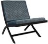Bronx71 Samt Sessel Madrid Luxury Design blau Bild 4