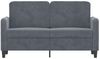 vidaXL 2-Sitzer-Sofa Dunkelgrau 120 cm Samt Bild 3