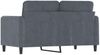 vidaXL 2-Sitzer-Sofa Dunkelgrau 120 cm Samt Bild 5