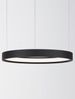 Nova Luce 9345612 PERRINE LED Pendelleuchte 40cm 3000K Schwarz dimmbar Bild 4