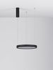 Nova Luce 9345612 PERRINE LED Pendelleuchte 40cm 3000K Schwarz dimmbar Bild 3
