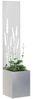 vidaXL Garten Sichtschutz-Leinwand Silber 32 x 150 cm Edelstahl 876396 Bild 3