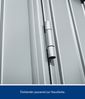 Hörmann Metall-Gerätehaus Berry Classic mit Satteldach Typ 1, 259 x 121 cm, fenstergrau, 3,1 m²,1-flüglige Tür Bild 4