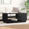 vidaXL Couchtisch Schwarz Eichen-Optik 102 x 55 x 43 cm Holzwerkstoff 862713 Bild 4