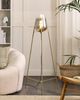 Stehlampe MENA Metall Gold Bild 3